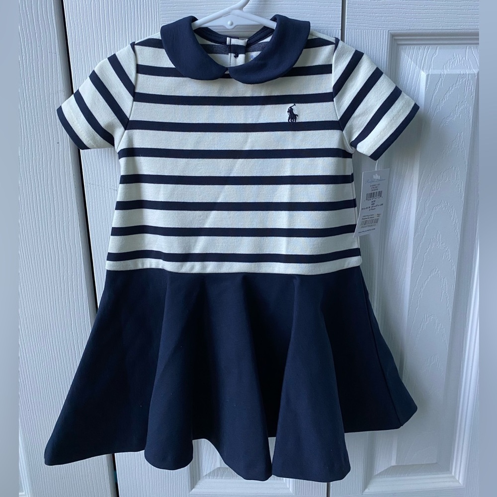 Ralph Lauren striped polo dress NEW WITH TAGS